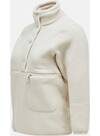 Vorschau: PEAK PERFORMANCE Damen Sweatshirt W Fleece Snap T-Neck-SAND FOG