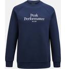 Vorschau: PEAK PERFORMANCE Herren Sweatshirt M Original Crew-BLUE SHADOW-OFFWHITE