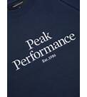 Vorschau: PEAK PERFORMANCE Herren Sweatshirt M Original Crew-BLUE SHADOW-OFFWHITE