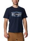 Collegiate Navy, Palmed Hex Graphic