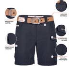 Vorschau: G.I.G.A. DX by killtec Damen Shorts Hira - Casual Shorts mit Gürtel