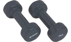 Vorschau: SCHILDKRÖT FITNESS Schildkröt VINYL HANTEL Set, 2x 2,0kg (grey), in 4C-Box, M-2022