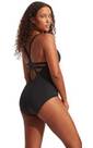 Vorschau: SEAFOLLY Damen Badeanzug Seafolly Collective Deep V One Piece