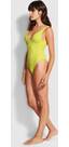 Vorschau: SEAFOLLY Damen Badeanzug Sea Dive Deep V Neck Maillot
