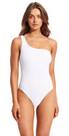 Vorschau: SEAFOLLY Damen Badeanzug Sea Dive One Shoulder One Piece