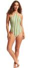 Vorschau: SEAFOLLY Damen Badeanzug Cabana High neck One Piece