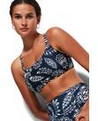 Vorschau: SEAFOLLY Damen Bikinioberteil Folklore F Cup Halter Bra