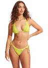 Vorschau: SEAFOLLY Damen Bikinioberteil Marrakesh Longline Slide Tri