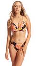 Vorschau: SEAFOLLY Damen Bikinihose Palm Springs Ruched Side Retro
