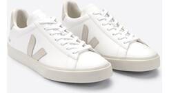 Vorschau: VEJA Herren Freizeitschuhe CAMPO CHROMEFREE LEATHER EXTRA-WHITE_NATURAL-SUEDE