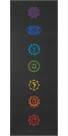 Vorschau: GAIAM Matte BLACK CHAKRA YOGAMATTE 6MM PREMIUM