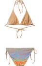 Vorschau: DELICATELOVE Damen Bikini Bikini Set Cotton JIL Candy Leo