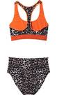 Vorschau: DELICATELOVE Damen Bikini Racerback Bikini Set FIONA Classic Leo