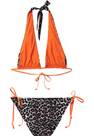 Vorschau: DELICATELOVE Damen Bikini Neckholder Bikini Set VIDA Classic Leo