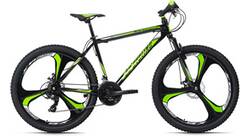 Vorschau: KS CYCLING MTB-Hardtail Mountainbike Hardtail 26 Zoll Sharp schwarz-gr?n