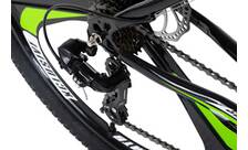 Vorschau: KS CYCLING MTB-Hardtail Mountainbike Hardtail 26 Zoll Sharp schwarz-gr?n