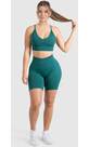 Vorschau: SMILODOX Damen Shorts Maria Solid Scrunch