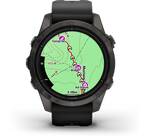 Vorschau: GARMIN EPIX™ PRO (GEN 2) - SAPPHIRE EDITION 42MM Schwarz/Carbongrau Titan DLC mit QuickFit®-Silikon-