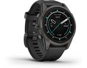 Vorschau: GARMIN EPIX™ PRO (GEN 2) - SAPPHIRE EDITION 42MM Schwarz/Carbongrau Titan DLC mit QuickFit®-Silikon-