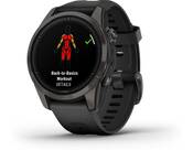 Vorschau: GARMIN EPIX™ PRO (GEN 2) - SAPPHIRE EDITION 42MM Schwarz/Carbongrau Titan DLC mit QuickFit®-Silikon-