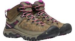 Vorschau: KEEN Damen Multifunktionsstiefel Damen Wanderschuhe Targhee III Mid WP Weiß/Boysenberry