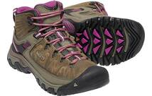 Vorschau: KEEN Damen Multifunktionsstiefel Damen Wanderschuhe Targhee III Mid WP Weiß/Boysenberry