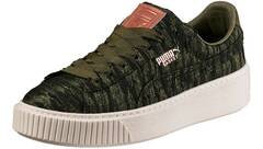 Vorschau: PUMA Damen Sneakers Basket Platform Velvet Rope