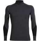 Vorschau: ICEBREAKER Merino Herren Shirt BodyfitZONE Winter Zone Long Sleeve Half Zip Langarm