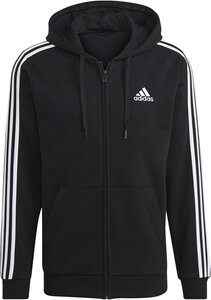 adidas Herren Essentials Fleece 3-Streifen Kapuzenjacke