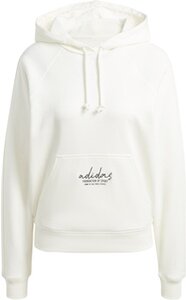 ADIDAS Damen Kapuzensweat Signature Graphic Embroidery French Terry Loose