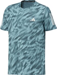 ADIDAS Herren T-Shirt Own The Run Allover-Print