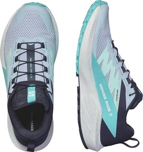 SALOMON Damen Trailrunningschuhe SHOES SENSE RIDE 5 W Cashbl/Carbon/Peabl – Bild 3