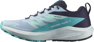 SALOMON Damen Trailrunningschuhe SHOES SENSE RIDE 5 W Cashbl/Carbon/Peabl – Bild 4