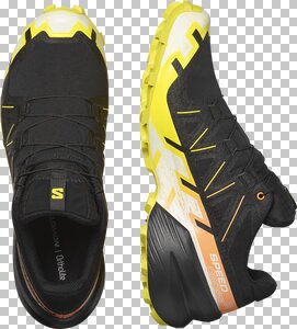 SALOMON Herren Trailrunningschuhe SHOES SPEEDCROSS 6 GTX Black/Sulphr/Bpar – Bild 3