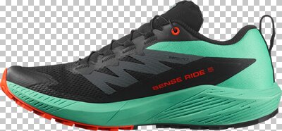 SALOMON Herren Trailrunningschuhe SHOES SENSE RIDE 5 Black/Bay/Chert – Bild 4