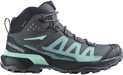 SALOMON Damen Trekkingstiefel SHOES X ULTRA 360 MID GTX W Turbul/Carbo