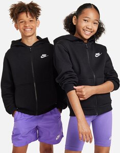 NIKE Kinder Unterjacke K NSW CLUB FLC HD FZ LS LBR
