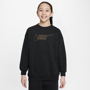 NIKE Kinder Sweatshirt G NSW CLUB FLC BF CREW LS SHNE