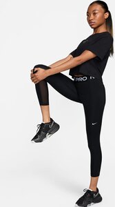 NIKE Damen Shirt Pro Dri-FIT Short-Sleeve Crop – Bild 3