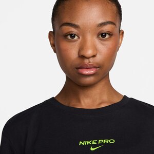 NIKE Damen Shirt Pro Dri-FIT Short-Sleeve Crop – Bild 4