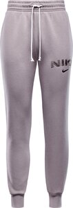 NIKE Damen Sporthose Sportswear Phoenix Fleece Mid-Rise Logo