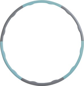 SCHILDKRÖT FITNESS Gymnastikkleingerät FITNESS-HOOP mit Massagewellen, grey-skyblue, Ø 100cm