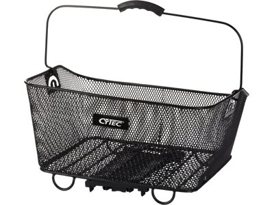 CYTEC Fahrradtasche Gepäckträgerkorb Carry More Schwarz