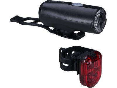 CYTEC Fahrradlicht-Set 22 LUX USB Schwarz