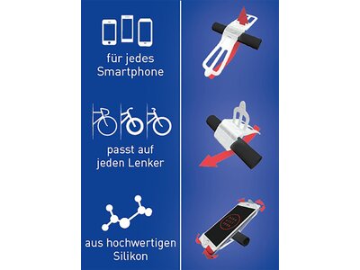 CYTEC Fahrrad-Tasche Smartphonehalter mit Navi Schwarz
