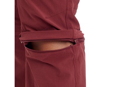 McKINLEY Damen Zipp-Off-Hose mit Insektenschutz "Mandorak" Rot