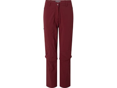 McKINLEY Damen Zipp-Off-Hose mit Insektenschutz "Mandorak" Rot