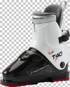 weiß Tecno Pro Kinder Alpin Skischuhe T40 schwarz rot 