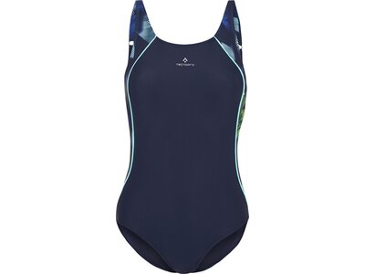 TECNOPRO Damen Badeanzug D-Schwimmanzug Rusantia Blau