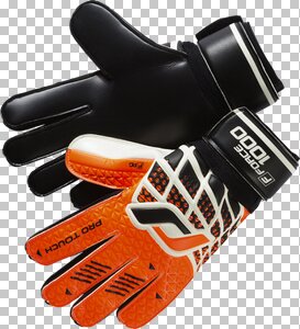 schwarz PRO TOUCH Erwachsenen Torwart-Handschuh Force 1000 PG orange 
